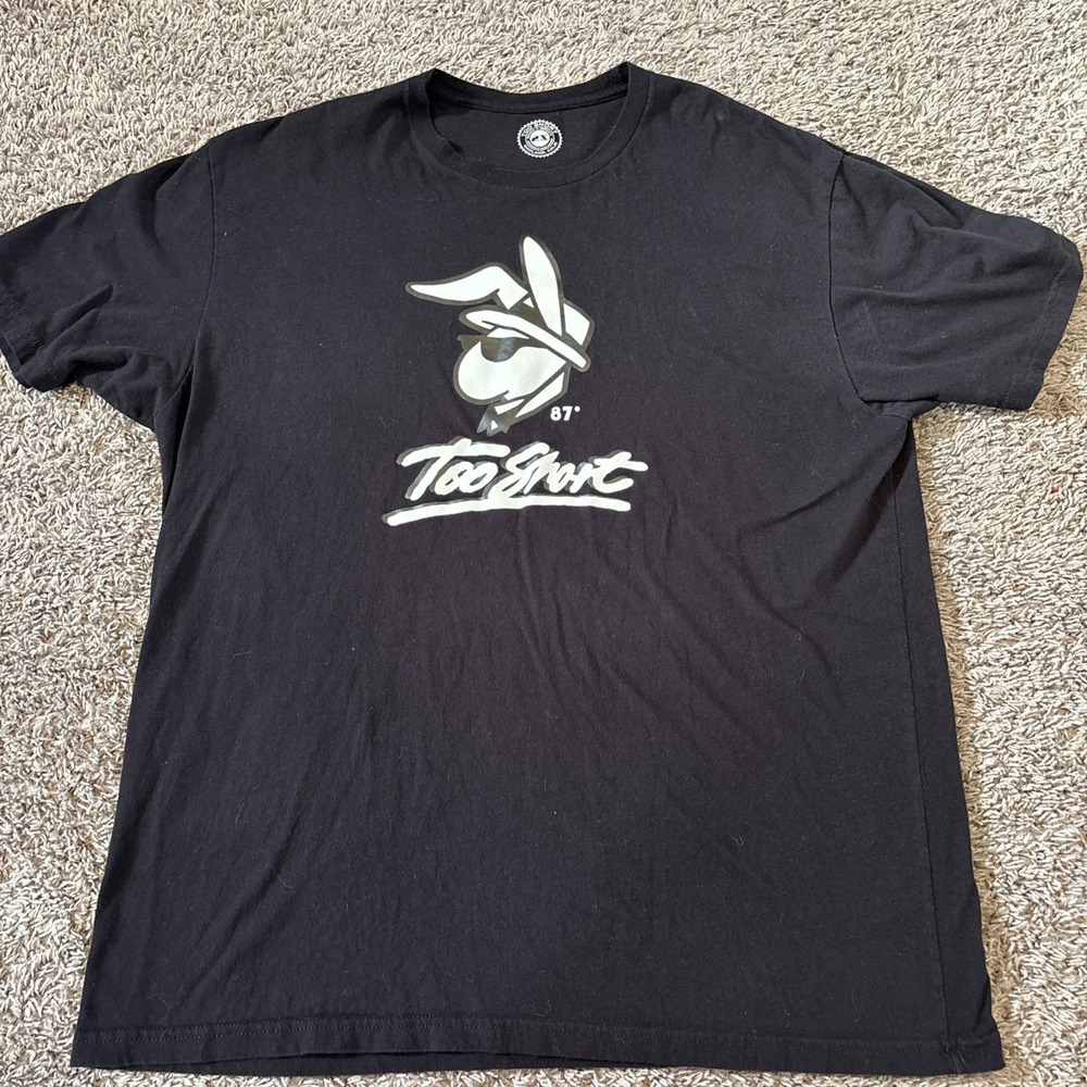 Too Short Rap Tee Shirt Mens Size 2XL Black Short‎ Sleeve Hip Hop Too $hort